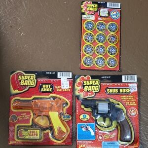 Super Bang Vintage Toys Roll Caps Ring Caps Never Opened